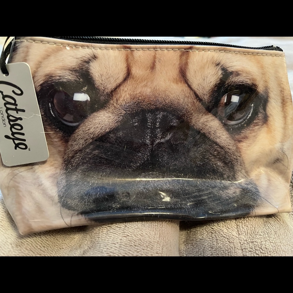 New with tags pug makeup case perfect condition